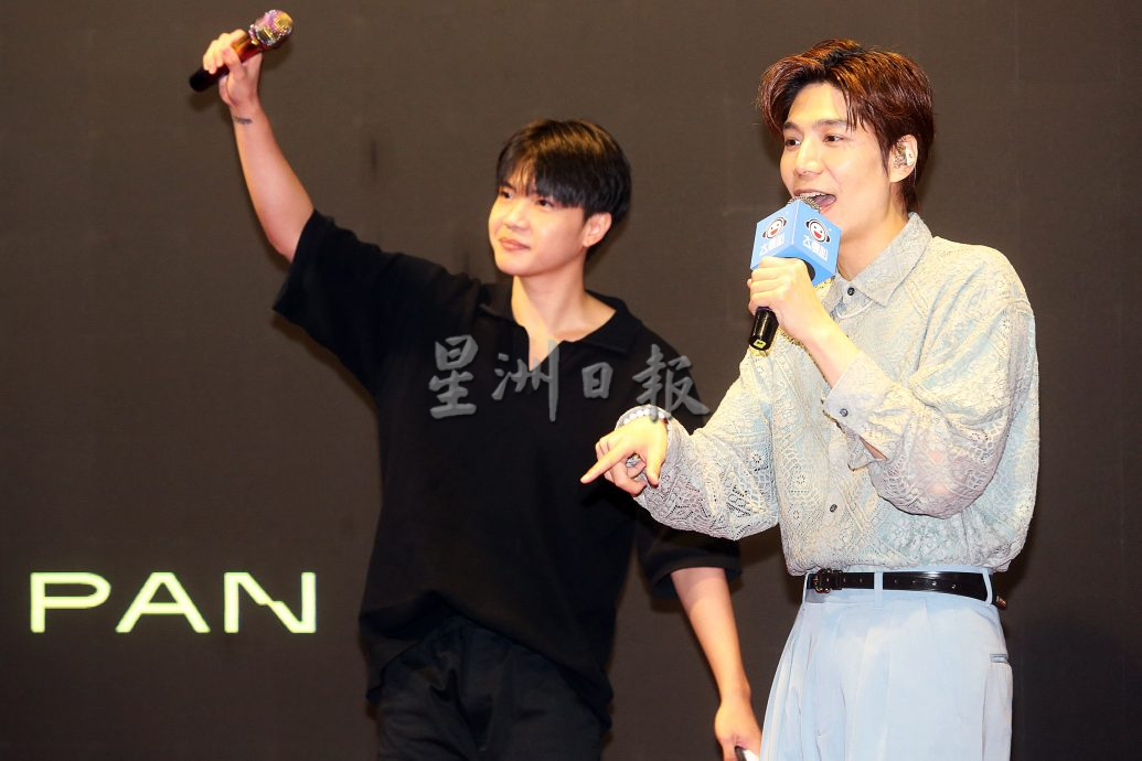 音乐会获女友捧场 潘裕文看俊倩眼神拉丝