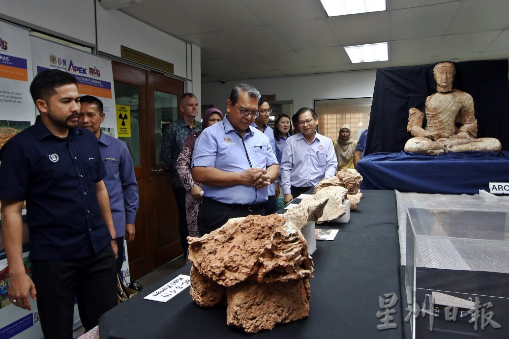 (全国)吉打考古遗址发现完整坐佛佛像 历史比印尼柬埔寨更久远