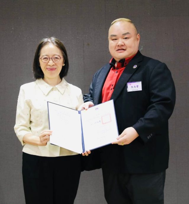 （古城版））三忠宫副总务陈为宝再受兹聘台湾侨务促进委员