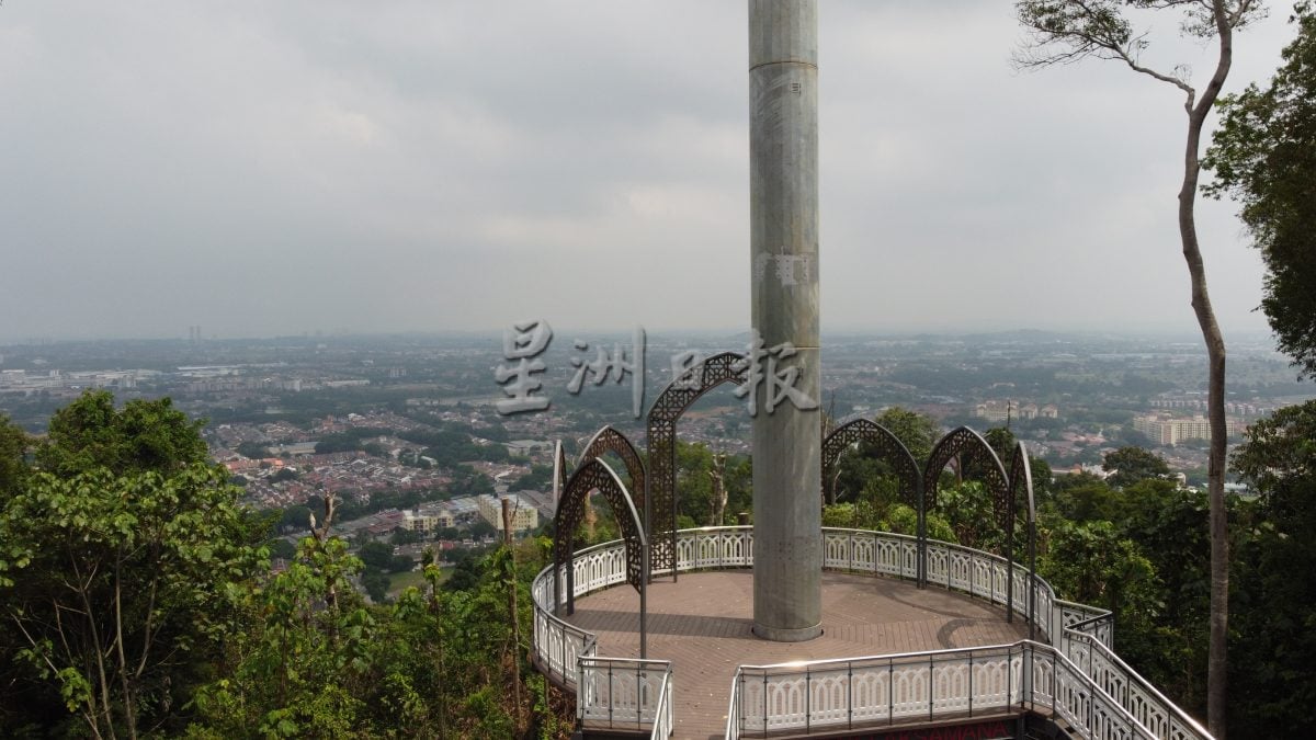 (古城第五版主文)巨型州旗瞭望塔料近期开放,面向西边相信能成为赏夕阳好去处
