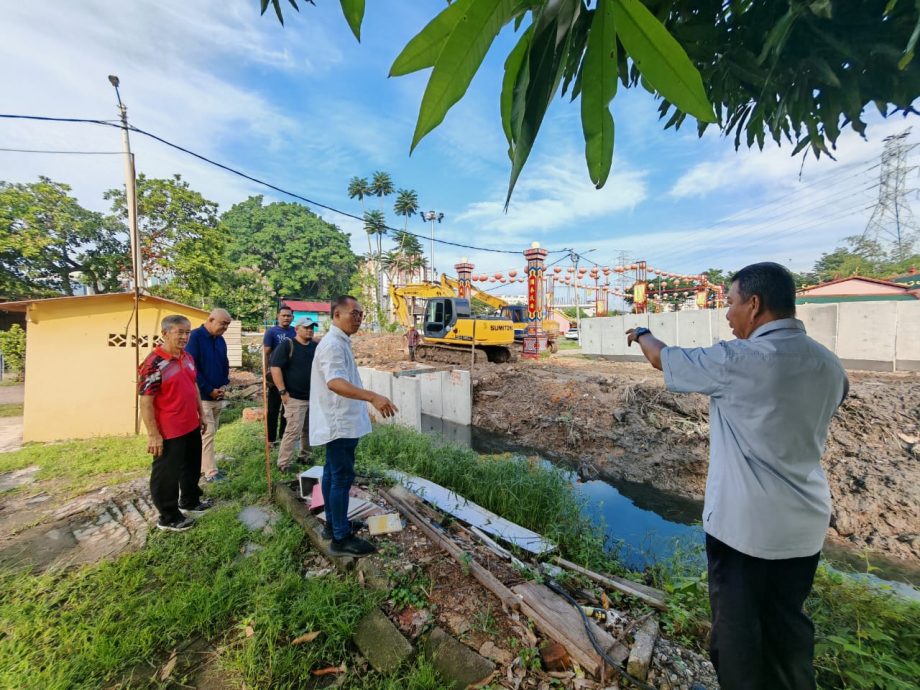 (古城第五版主文)帆加南马班底设174洋灰沟渠,盼减缓水灾问题
