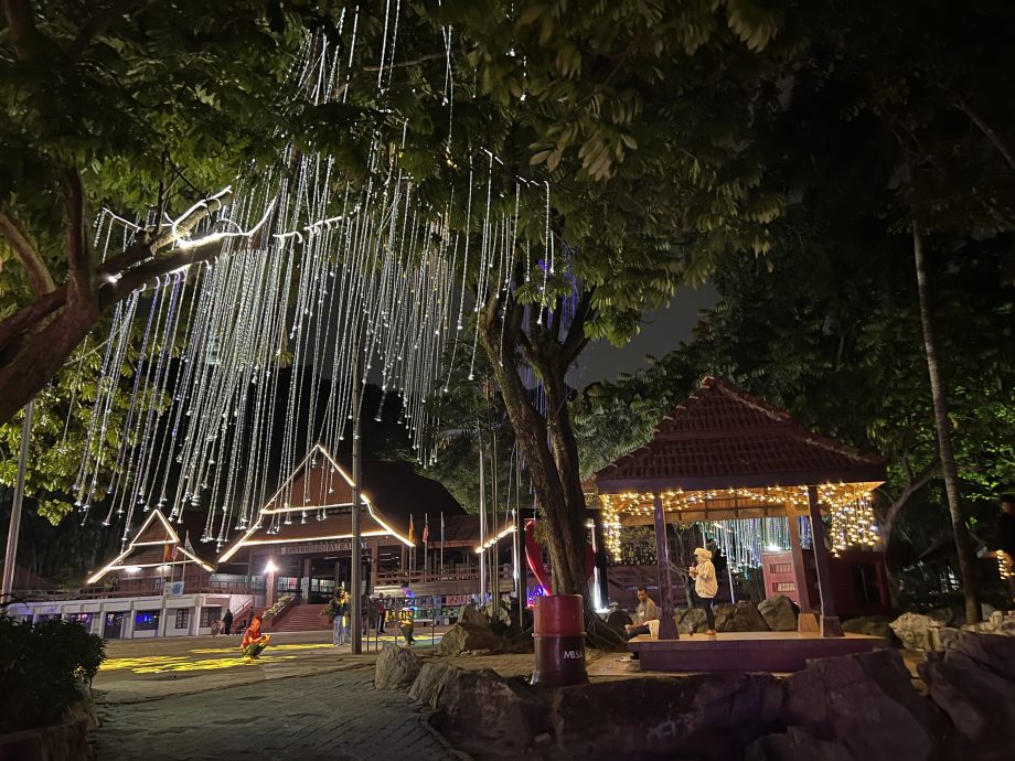 (小画页)大都会/沙亚南湖滨公园灯光闪闪