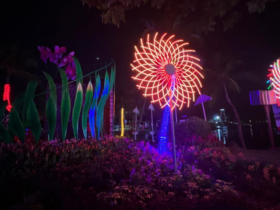 (小画页)大都会/沙亚南湖滨公园灯光闪闪