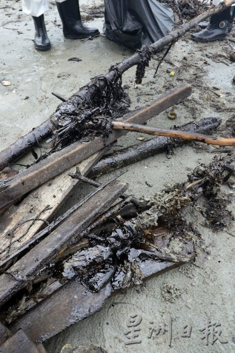 (已签发)柔:**版三**受油污事件影响 四湾岛渔民停工一周