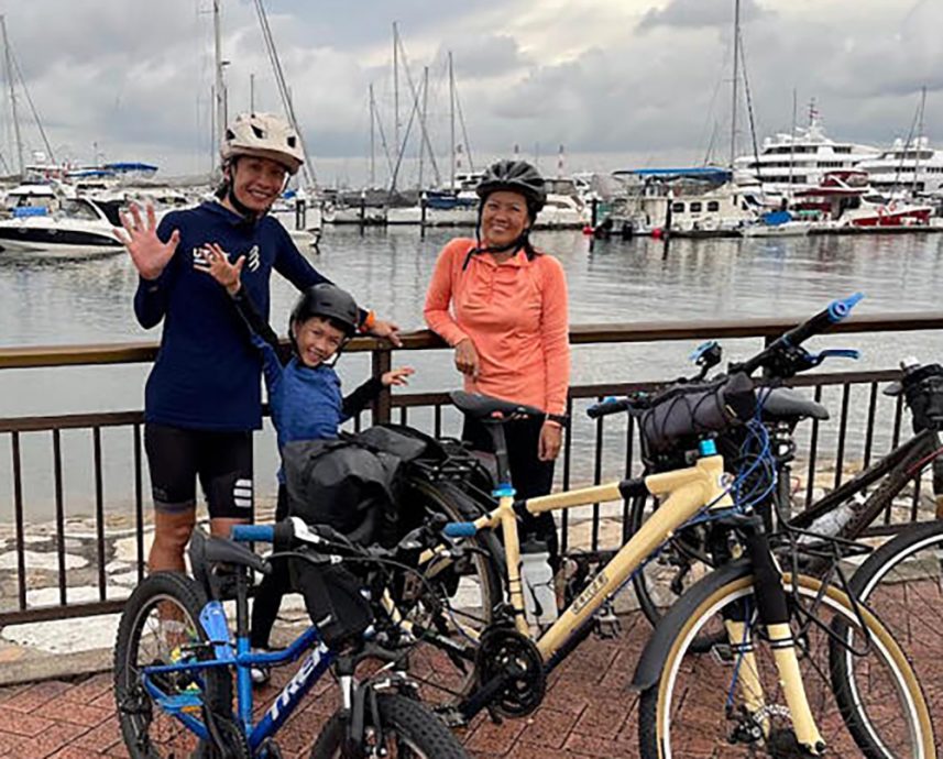 (已签发)柔:狮城二三事:14小时骑129公里创纪录 6岁童筹4.2万善款