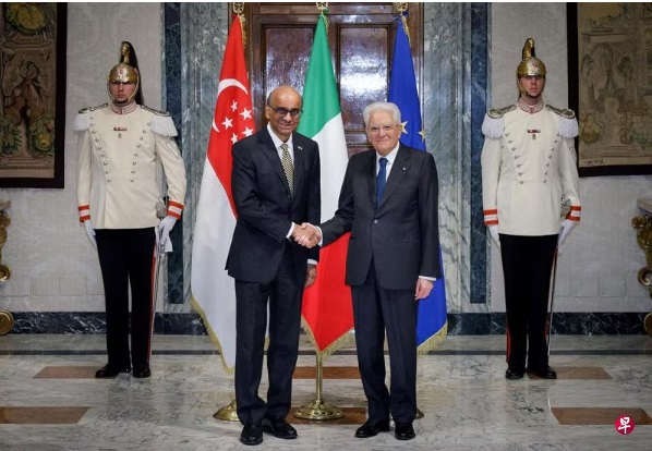 (已签发)柔:狮城二三事:新加坡总统出访意大利 探讨加强双边合作