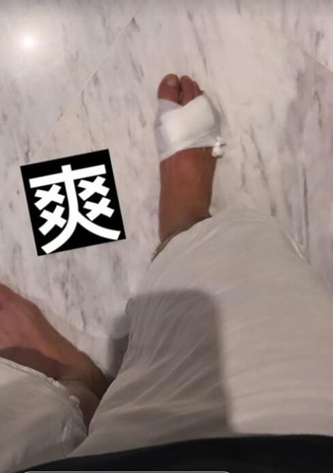 (已签发)柔:狮城二三事:陈罗密欧脚压伤 怕耽误新戏拍摄