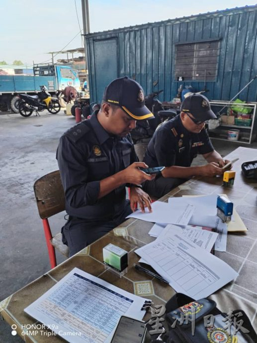 NS芙蓉／森内贸局展侦查行动，查77场所 发30张通知