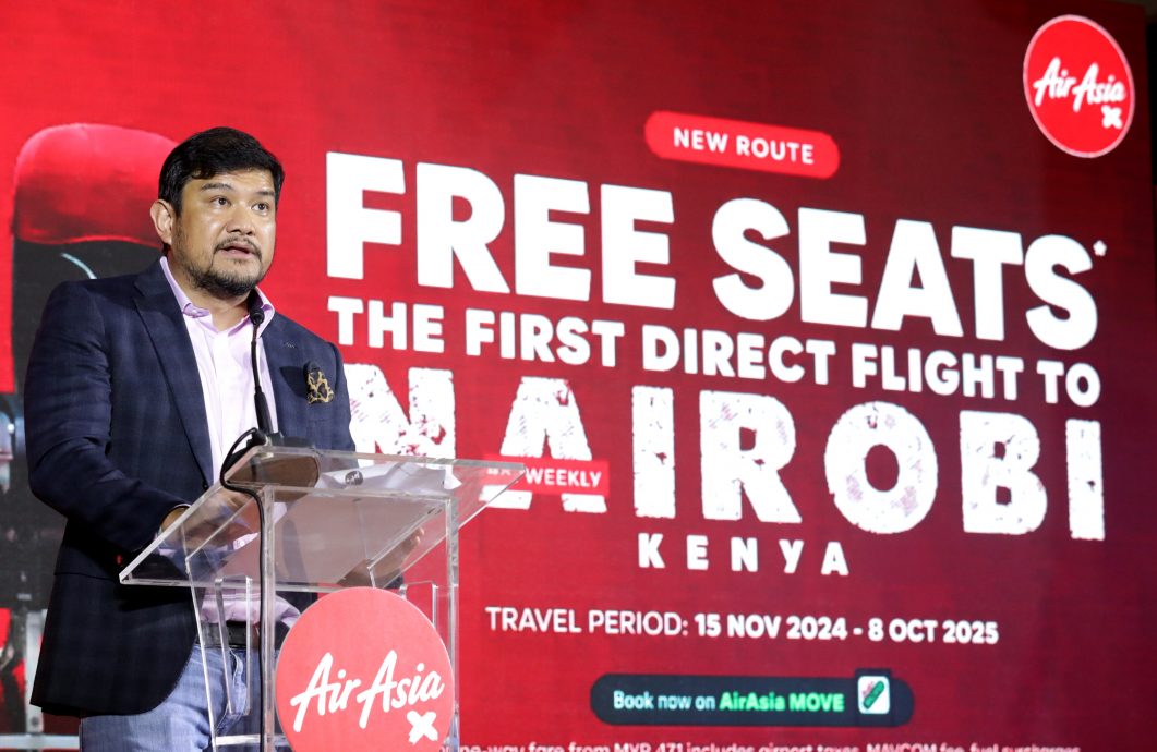 11月15开通新航线 亚航X直飞肯雅内罗毕