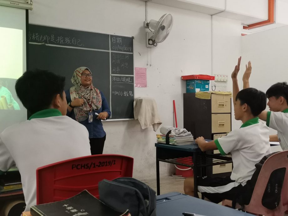 我们/非华裔教师教华语