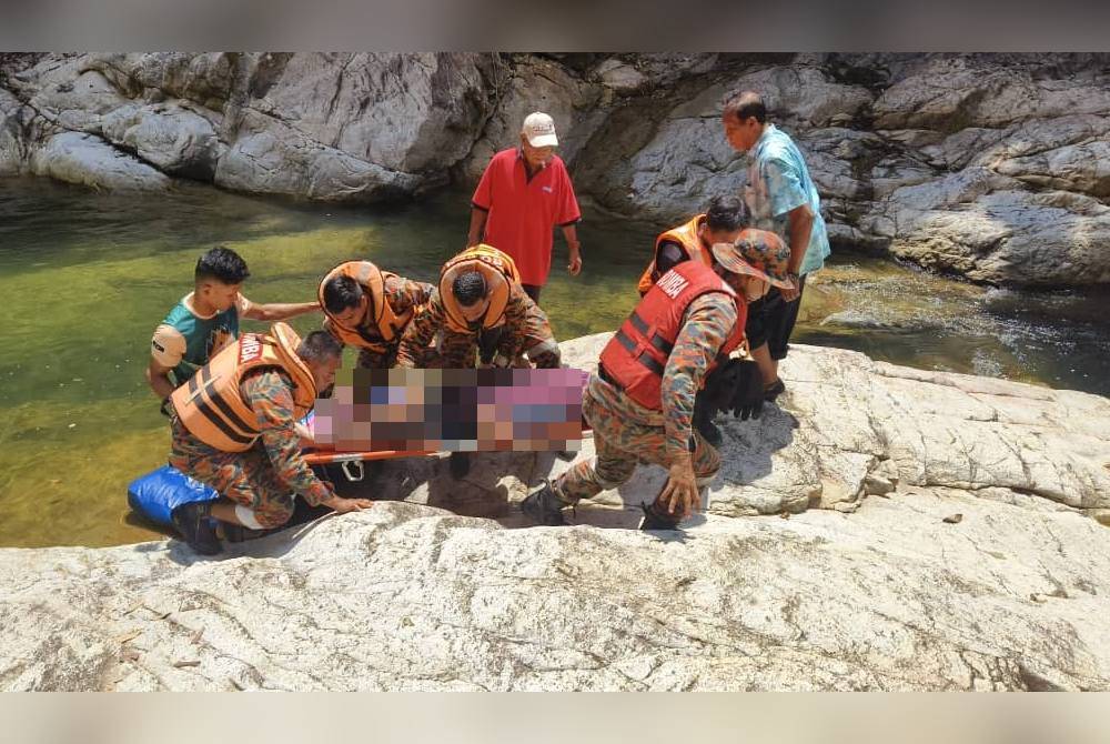 东:7名青年在乌鲁龙运的鲁布凯因瀑布野餐戏水时,其中2人不幸遇溺身亡。