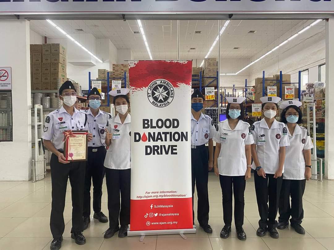 东:中彭区圣约翰救伤队7月6日捐血活动