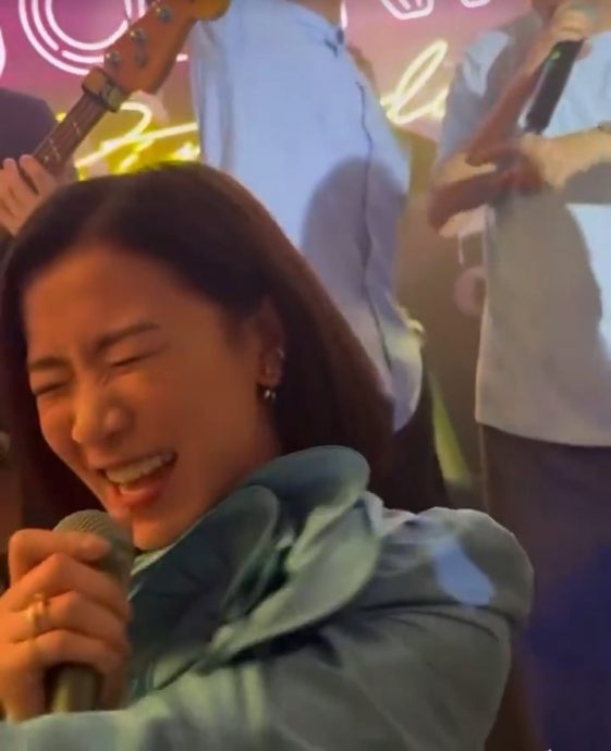 佘诗曼蔡卓妍喝醉合唱 疯狂大走音画面流出