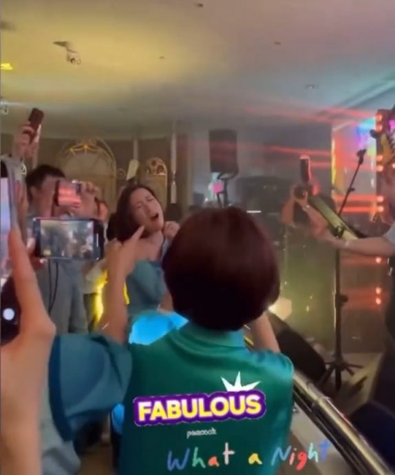 佘诗曼蔡卓妍喝醉合唱 疯狂大走音画面流出