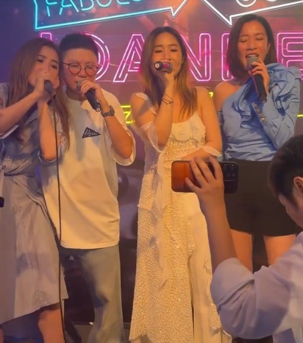 佘诗曼蔡卓妍喝醉合唱 疯狂大走音画面流出