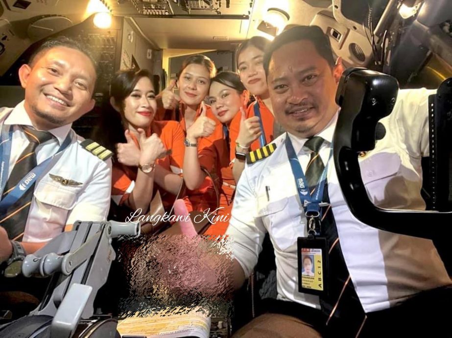 供星洲网：飞萤航空737遇强横风，机师高超技术安全降落浮罗交怡