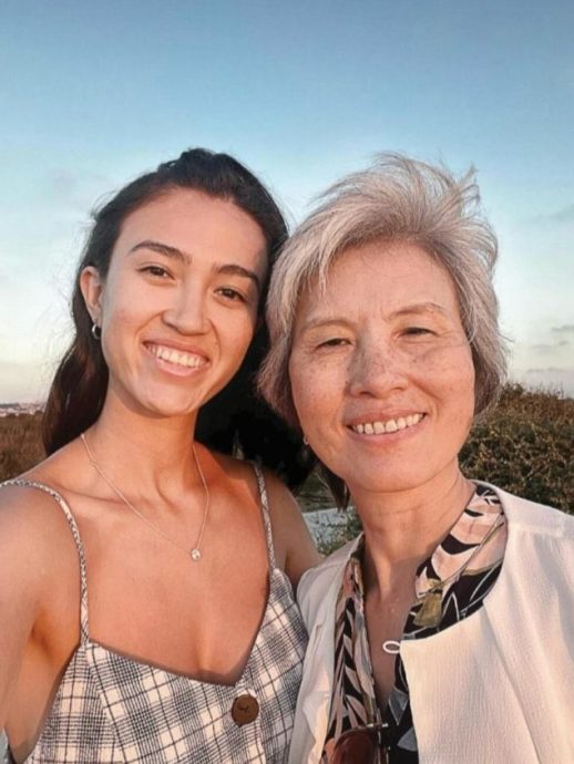 团圆不到一个月 以中混血女人质华裔母亲脑癌病逝