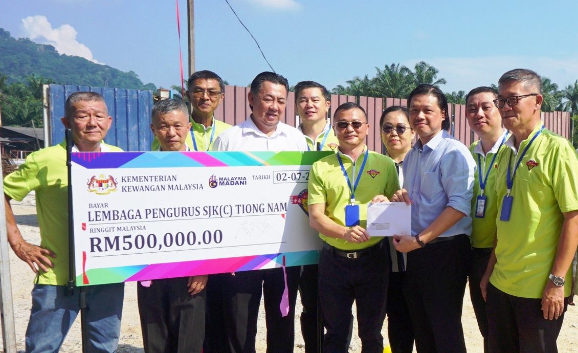 大都会：万津中南学校获首相署拨款50万助建多用途礼堂