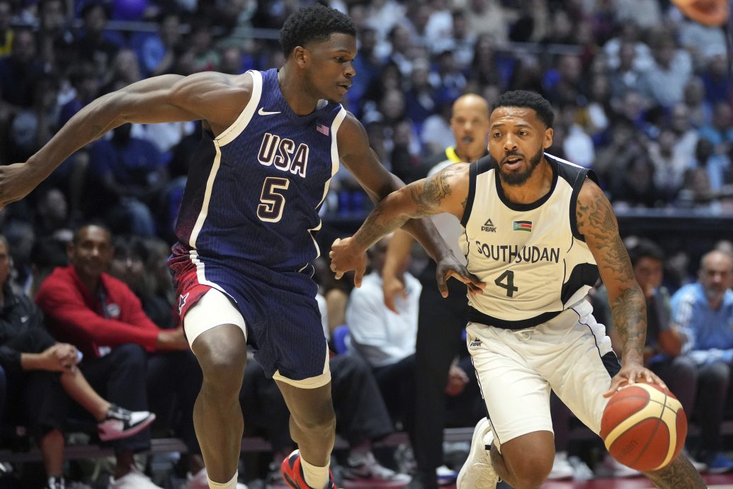 奥运热身赛差点吞首败 美国男篮1分险胜南苏丹