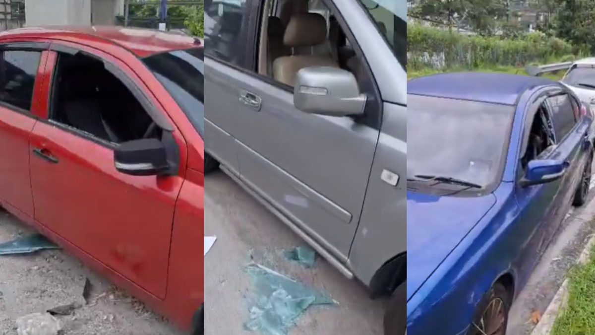 LRT附近多辆轿车车窗遭砸·警方接获6投报 开档调查