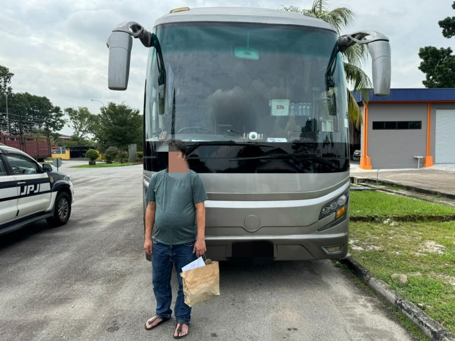 *已签发* 全国:没有车险司机没驾照 狮城旅巴遭扣