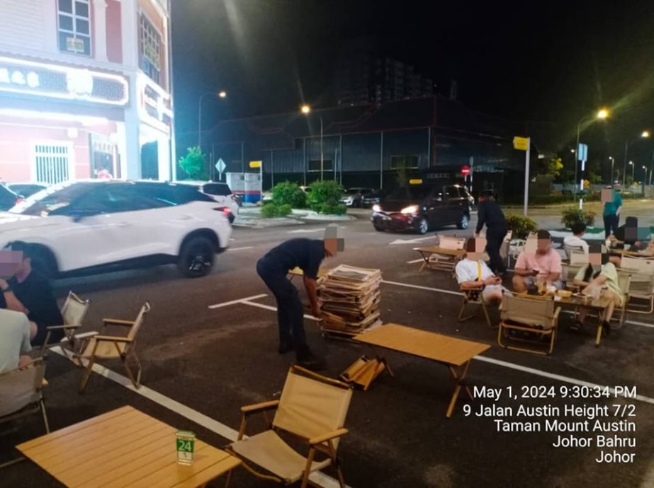 *已签发* 柔:新闻:新山市政厅常月会议4文之二:上半年截至目前 116无照营业商家遭充公商品