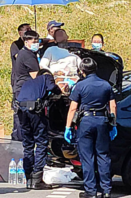 *已签发* 柔:狮城二三事:逃追捕撞灯柱 2毒男落网