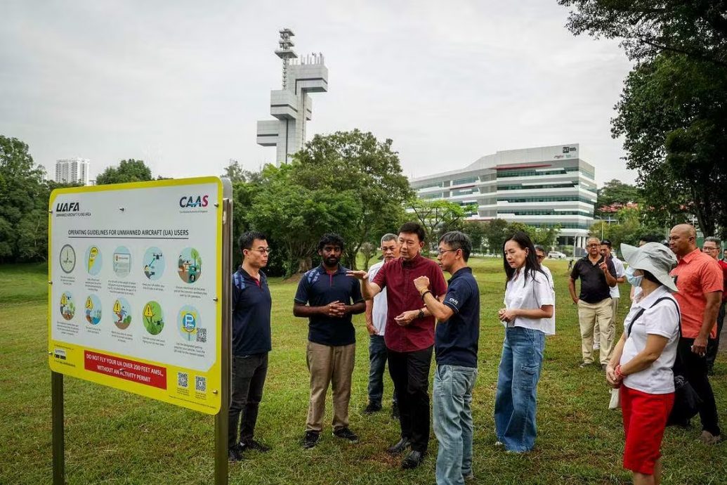 *已签发*柔:狮城二三事:毗邻新加坡理工 杜佛路设第2个无人机飞行区