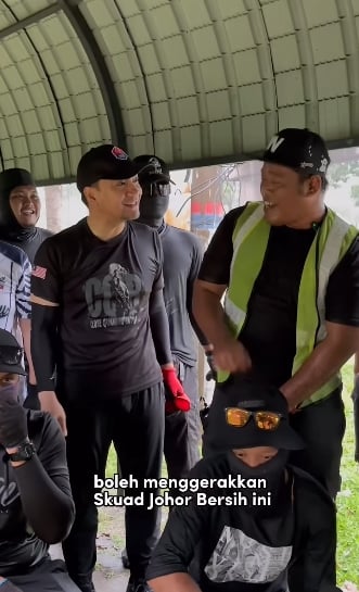 *已签发*(版三头)柔:视频:再有亲民举动,柔州大臣联同林添顺、新山市长、网红清沟