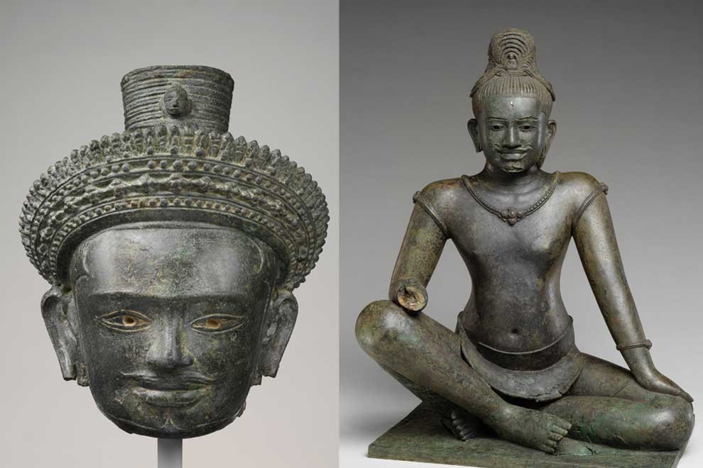 柬埔寨成功追索回 14件流失海外国宝