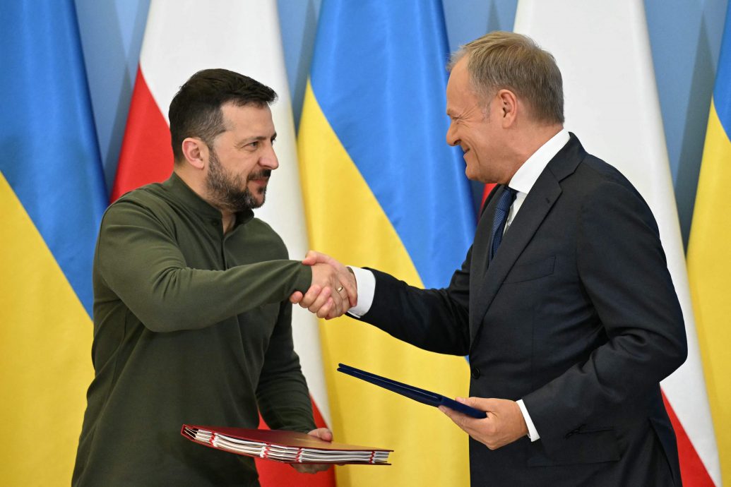 波兰总理图斯克会泽连斯基 将为乌克兰成立志愿军