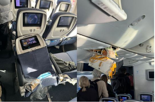 波音787遇乱流下坠酿40人伤！乘客“撞进”天花板、座椅折断