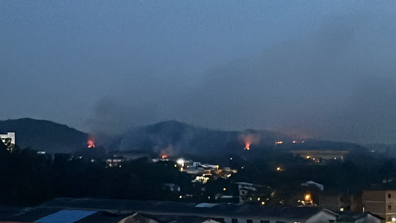 火神狂舞山林 消拯员逾4小时抢救 火仍未熄