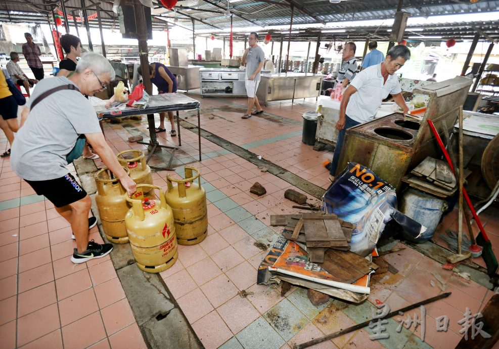 熟食先搬去临时巴刹 兵如港巴刹营业至本周末  ​