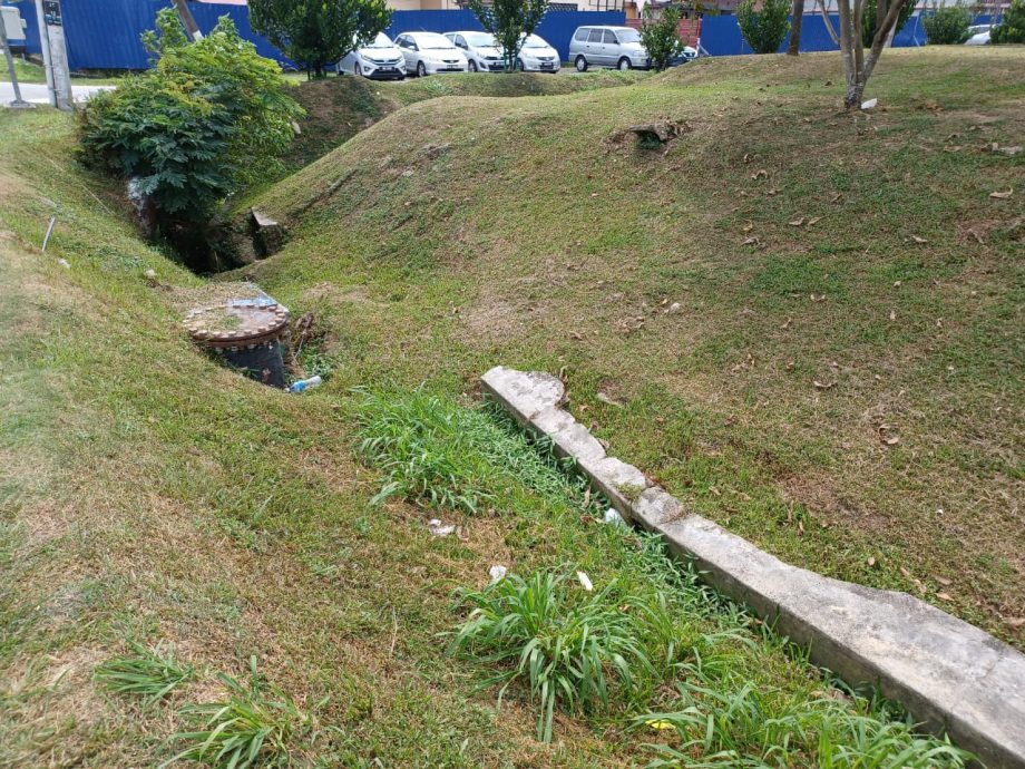 版2头//大都会/张睷洋,重新研究育华中学前面和周遭的排水系统,建议在草场做积水池