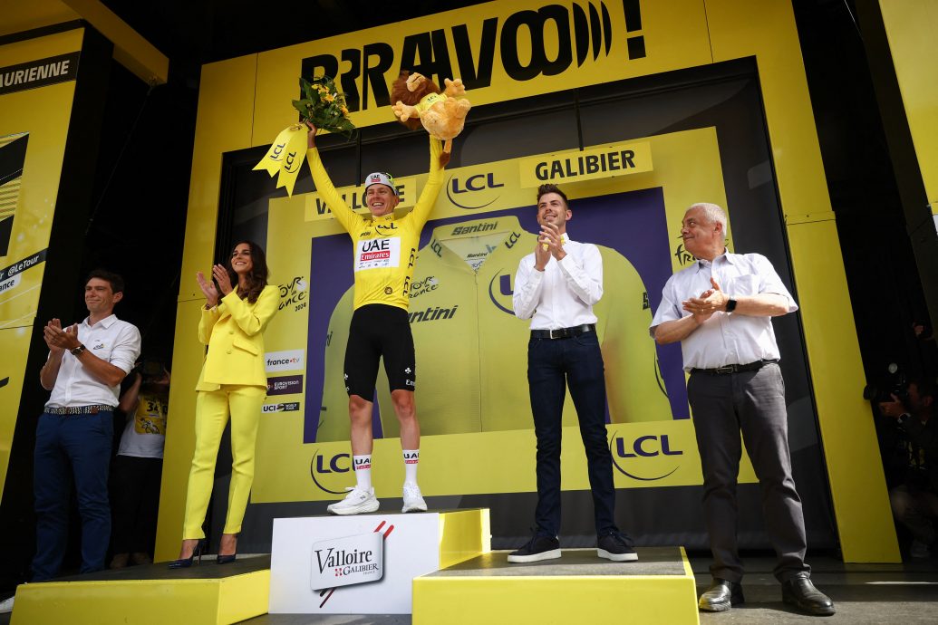 环法脚车长途赛第4赛段| 登山站发力  波加查重披领骑黄衫