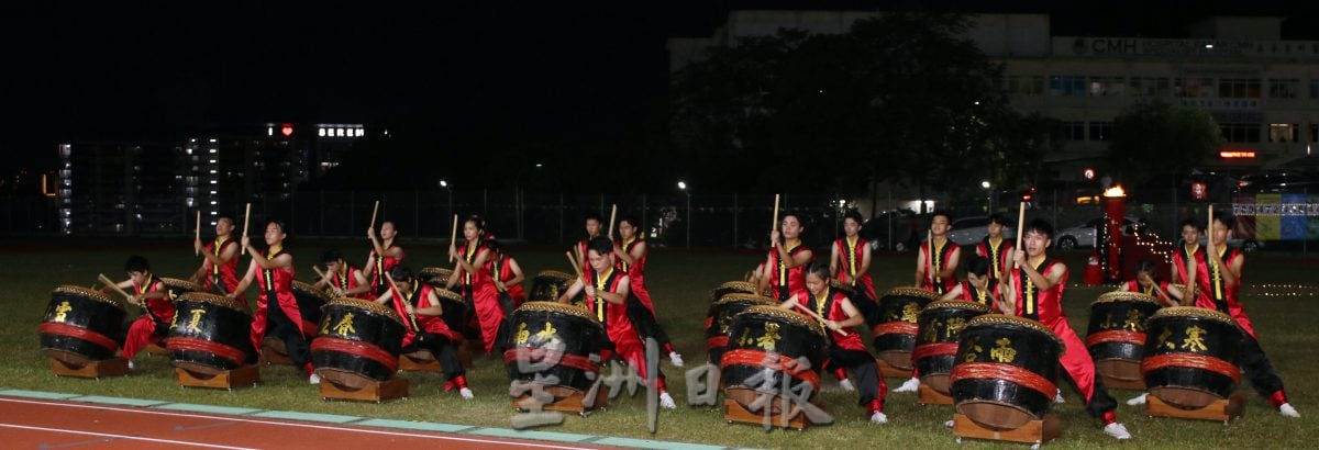 芙中首办别开生面夜间运动会 森二王子莅临开幕