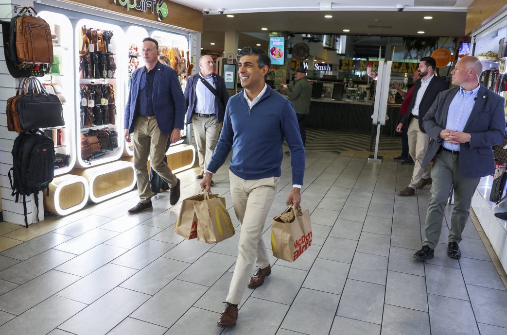 苏纳克警告  给工党空白支票  将覆水难收  有信心能续执政