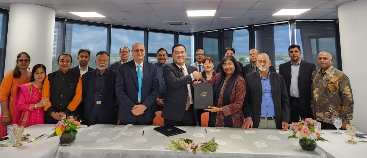 蔡志权访毛里求斯 与总统及商业部长会面 探讨开拓马毛两国商贸 及 KK业务