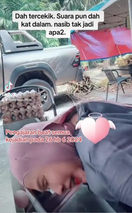 视频|女子遇惊险一幕全程直播 头巾卷进机器险窒息亡