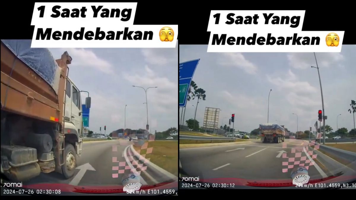 视频|罗里司机危险换道还闯红灯 网轰:JPJ请行动!