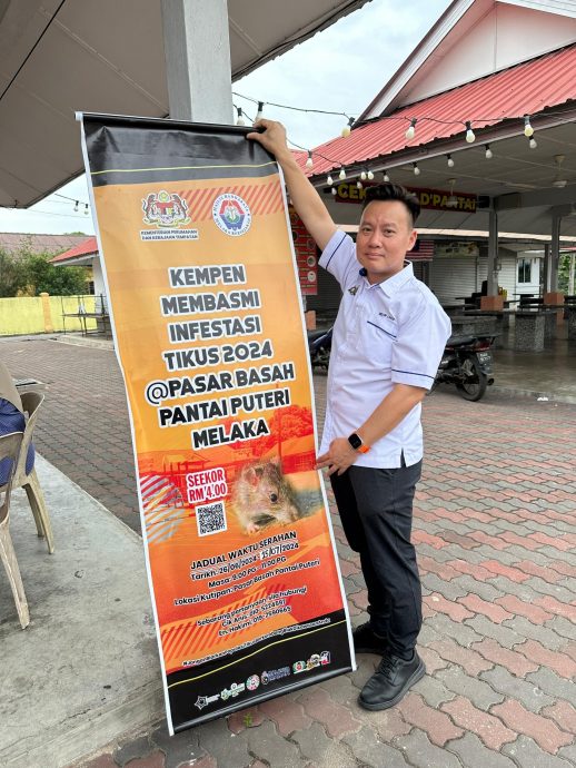 (古城封面主文)市政厅办“灭鼠”行动 每捉一只老鼠换4令吉