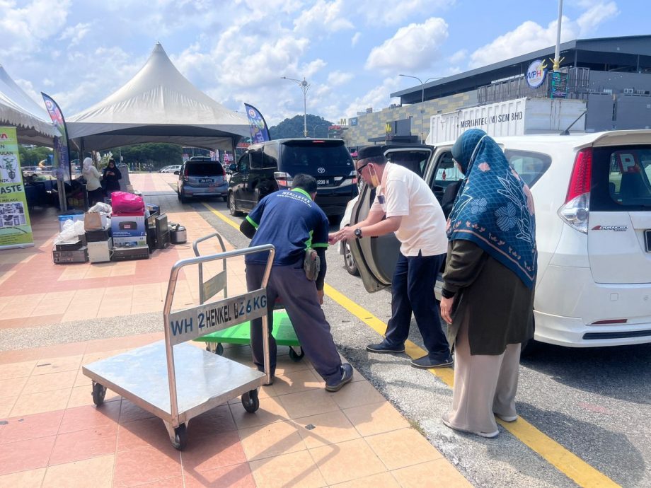 （古城版）回收活动3小时收集近79公斤环保物 民众兑换为近180令吉