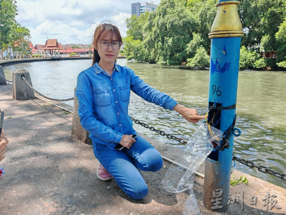 敦阿里沿河一带设施疑被蓄意破坏,市议员提醒破坏公物将被罚款2000或监禁不超过1一年