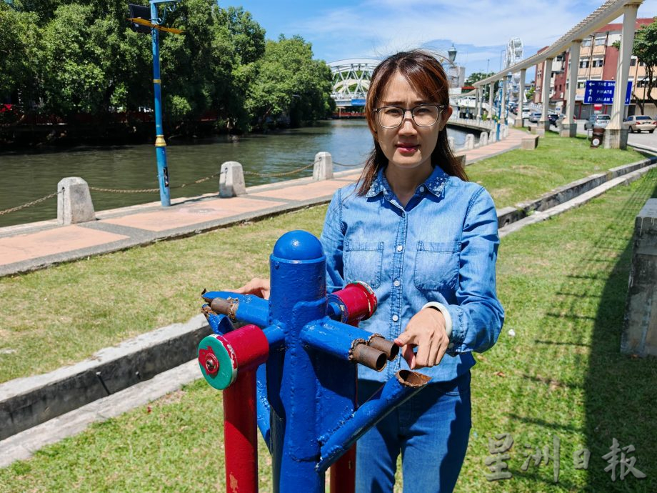 敦阿里沿河一带设施疑被蓄意破坏,市议员提醒破坏公物将被罚款2000或监禁不超过1一年