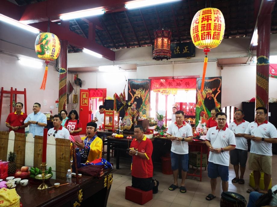 （古城第四版主文）保安宫6天庆祝座主三坪祖师圣诞千秋庆典逾千人参与