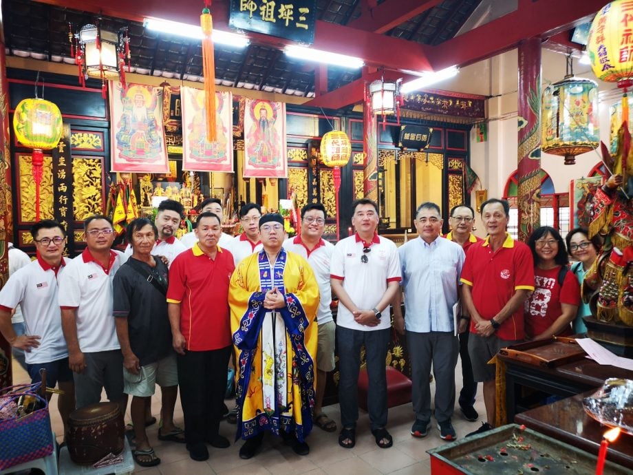 （古城第四版主文）保安宫6天庆祝座主三坪祖师圣诞千秋庆典逾千人参与