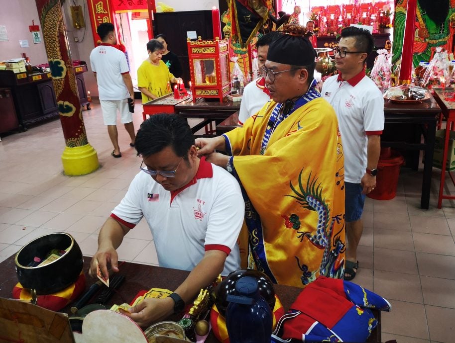 （古城第四版主文）保安宫6天庆祝座主三坪祖师圣诞千秋庆典逾千人参与