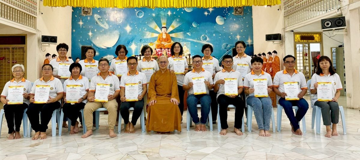 (大北马)吉辇佛教会新届理事就职礼 刘的贵担新任会长