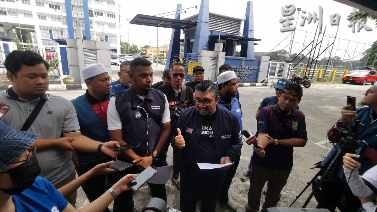 (大北马)巴德鲁希山陪同2选民针对海底隧道计划及4个滤水站计划涉舞弊报案